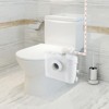 VEVOR Macerator Pump, 700W, 9600 L/h Flow, 32.8 ft/10 m Head, Macerator Sewerage Sump Pump with 3 Water Inlets for Toilet, Basement, White - 2 of 4