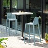 Lagoon Milos Resin Stackable Outdoor Bar Stool - 2 of 4