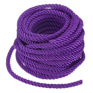 Unique Bargains Soft Polyester Decorative Cord Twisted Rope Trim 1 Pc - 1 of 4
