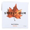 Simply Gum Natural Maple Gum - Case of 12/15 ct - 2 of 4