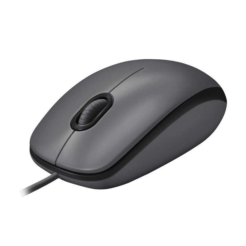 Logitech M100 Wired Mouse - Gray, 1 of 11