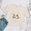 Simply Sage Market Women's Bunnies Floral Wreath Short Sleeve Relaxed Fit Cropped Tee - 3 of 4