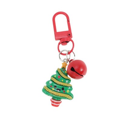 Unique Bargains Christmas Keychain Lobster Clasp Alloy Multi-colored Resin