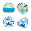 MOVSSOU Inflatable Pool Float 84"x32" Adult Lounger Floats with Headrest 2 Pack - 4 of 4