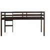NicBex Twin/Full Size Loft Bed with Ladder,Solid Rubber Wood Bunk Bed Featuring Reinforced Slats & Low-Height Design,Loft Bed for Kids,Teens,Adults - 2 of 4