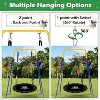 Hotraffy Saucer Swing, 40 Inch Swing Sets for Backyard and Outdoor Playground, 900lbs Weight Capacity, with 360 Degree Swivel, Gifts for Kids - 3 of 4