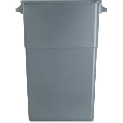 Photo 1 of Genuine Joe Waste Container 23 Gallon 22-1/2"W x 11"D x 30" Gray 60465