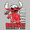 Womens Lilo & Stitch Badness Level Unusually High T Shirt - 2 of 4