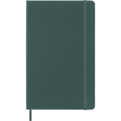 Moleskine 8.27x5.1 2024 Large Soft Cover Weekly Planner Forest Green :  Target
