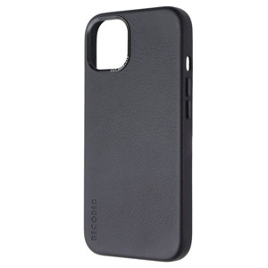 DECODED Premium Full Grain Leather Back Cover for Apple iPhone 13 - Black - 1 of 1
