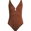 Lands' End Women's Crepe Rectangular Wire One Piece - 3 of 3