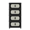 TIRAMISUBEST 20 inch 4/5-Tier Folding Storage Cabinet Collapsible PP Bins Magnetic Door Wheels Retro Style Living Room Dorm No Tool Assembly - 2 of 4