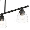 Livex Lighting Montgomery 3 - Light Chandelier in  Black - 2 of 4