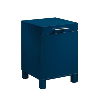 Vista Key Storage Side Table Navy Blue - Sauder