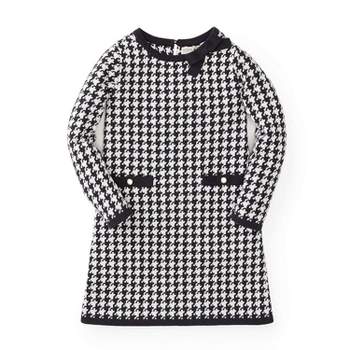 Hope & Henry Girls' Organic Cotton Bow Detail Sweater Dress, Toddler