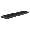 HomeRoots 43" Black Wooden Floating Shelf - 4 of 4