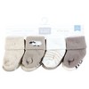 Hudson Baby Unisex Cotton Rich Newborn and Terry Socks, Taupe Sheep - 2 of 4