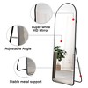 NicBex Arched Full Length Mirror for Bedroom,Floor Mounted Wall Mirror with Aluminum Alloy Metal Frame,Floor Mirror for Living Room - 4 of 4