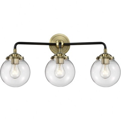 Innovations Lighting 3 - Light Vanity in  Black Antique Brass