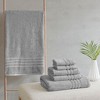 Vynxaria Gray Sustainable Antimicrobial 6 Piece Towel Set - 2 of 4