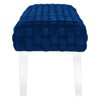 Modway Prologue Woven Performance Velvet Ottoman - 3 of 4