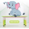 GustoWave Kids Table and 6 Chair Set,47 Inches Modern Height Adjustable Toddler Table and 6 Chairs Set with Non-Slip Desk Legs - 3 of 4