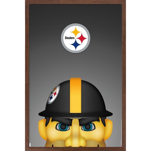 NFL Pittsburgh Steelers - Drip Helmet 20 Wall Poster, 22.375 x 34