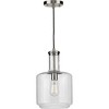 Progress Lighting, Latrobe, 1-Light Pendant, Brushed Nickel, Clear Glass Shade - image 3 of 3