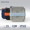 Nautica S100 True Wireless Outdoor Speaker, Portable IPX5 Waterproof Bluetooth Speaker, Perfect for Camping, Beach, Backyard & Travel - 2 of 4