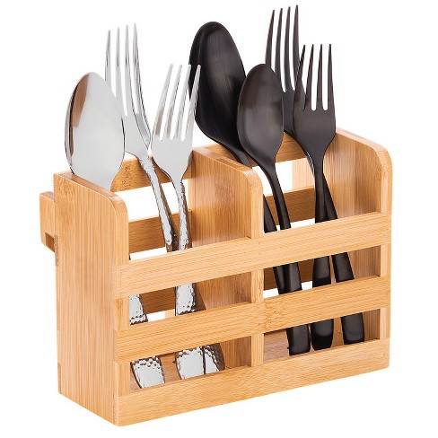 Utensil Drying Holder With Hooks – Bambusi