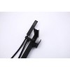 Freestanding Bathtub Faucet Tub Filler Matte Black Floor Mount Bathroom Faucets Single Handle with Hand Shower - 2 of 4