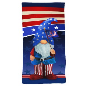 Briarwood Lane Summer Hand Towel 26x18 Patriotic Gnomes For Summer Hand Towel - 1 of 3