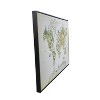 Gallery 57 24"x36" Animal World Map Floating Framed Wall Art Canvas - 4 of 4