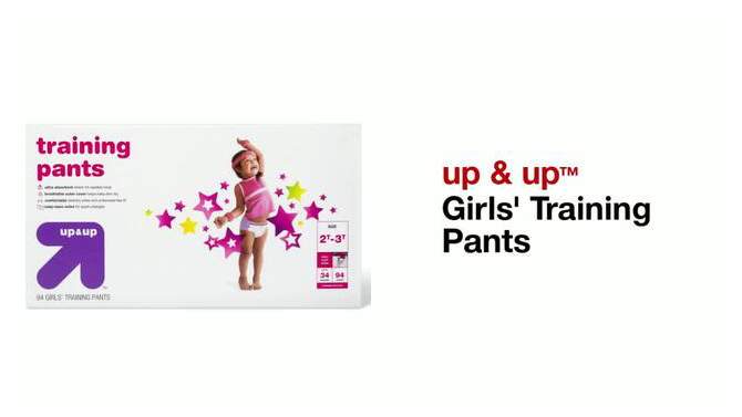 Girls' Training Pants - up & up™ - (Select Size and Count), 2 of 6, play video