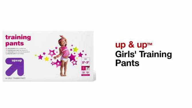 Girls' Training Pants - up & up™ - (Select Size and Count), 2 of 6, play video