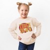 The Juniper Shop Touch Down Red Helmet Distressed Toddler Graphic Sweatshirt - 2 of 2