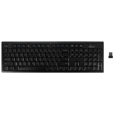 Macally RF Wireless Slim 104 Keys With 13 Shortcuts Computer Keyboard