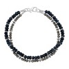 Silpada 'Unique' Sterling Silver Jade and Hematite Bracelet, 7.5" - 3 of 4