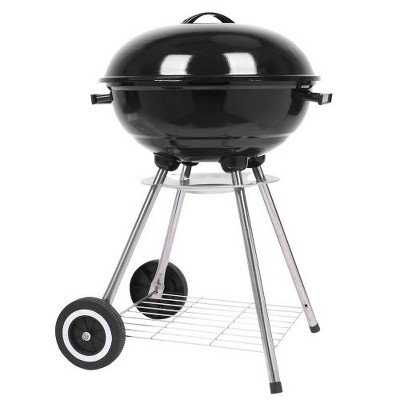 Winado 18 in. Apple Charcoal Grill in Black with Wheels