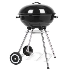 Winado 18 in. Apple Charcoal Grill in Black with Wheels - 1 of 4