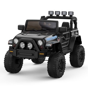 2 Seater Ride On Car for Kids, 12V Cruiser Car, Battery Powered Electric Car w/Remote Control,  LED Lights, Music Player, Gift for Boys Girls 3-8 - 1 of 4