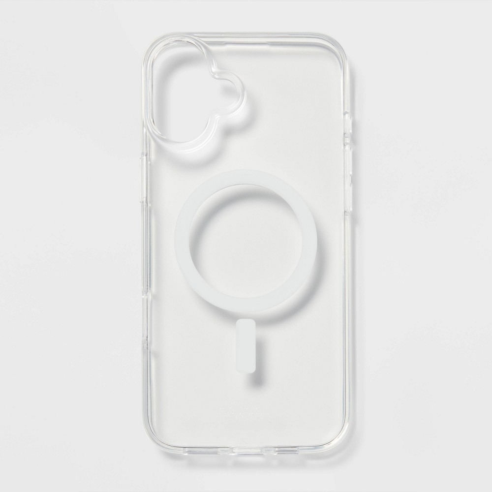 iPhone 16 Plus Case for MagSafe - heyday™ Clear: MagSafe/Wireless Charging Compatible TPU