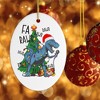 Karaoke Dinosaur T-Rex Funny Christmas Ornament| OrnamentallyYou - 4 of 4