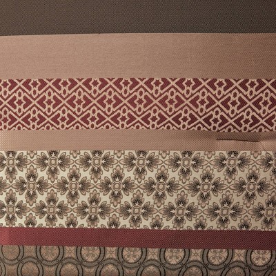 King Brown Microfiber Reversible Bed in a Bag Set