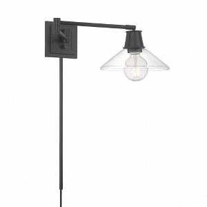 Norwell Lighting Dillon 1 - Light Sconce in  Matte Black - 1 of 1