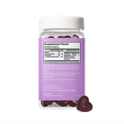Vegan Mixed Berry Ashwagandha Calm Gummies with L-Theanine