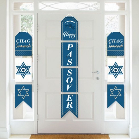 Big Dot Of Happiness Happy Passover Hanging Vertical Paper Door Banners Pesach Party Wall Decoration Kit Indoor Door Decor Target