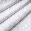 Extra Long Shower Curtain No Hooks Waffle Weave 71x86 White Hotel Grade Spa Style - 3 of 4