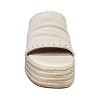 Mia Womens Palmira Slip On Platform Wedge Sandal, Sand - 4 of 4