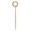 Black Bow Jewelry 14k Yellow Gold On Graduation Day with Diploma Circle Pendant, 22mm - 2 of 4